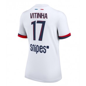 Paris Saint-Germain Vitinha #17 Bortatröja Dam 2025-26 Kortärmad